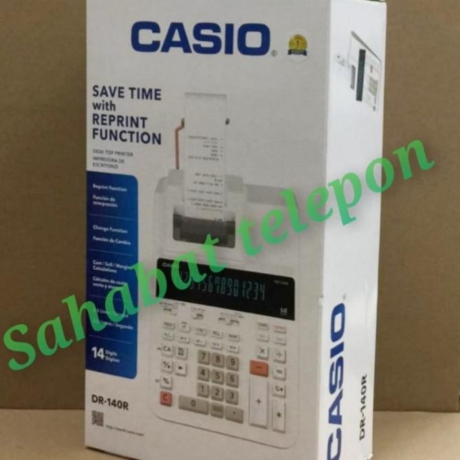 

Kalkulator Save Time with Reprint Function CASIO DR-140R