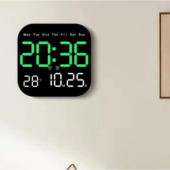 Jam Meja Dinding Dital Top Watch Countdown Countup Led Weer Dital Alarm Clo Uhu Temperatur Tanggal T