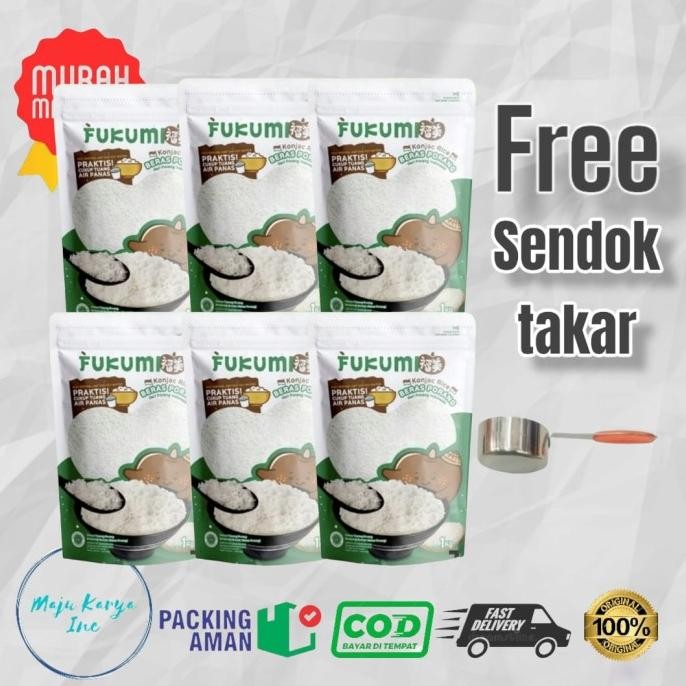 

Fukumi Beras Porang 1 Kg Free Sendok Takar Fukumi