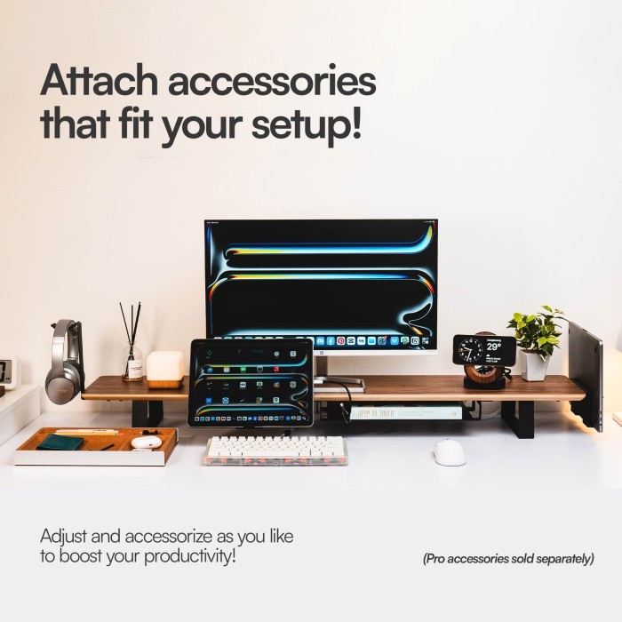 Nook Desk Shelf Pro Laptop Monitor Desk