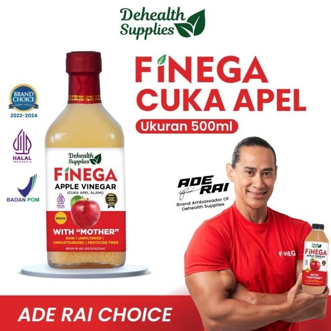 

FINEGA CUKA APEL 500ml Kemasan Kaca