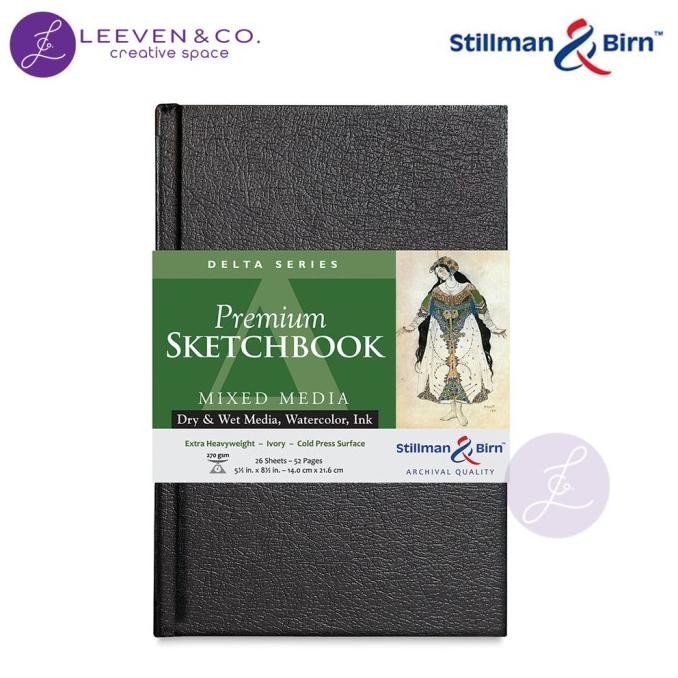 

DISKON STILLMAN & BIRN 270GSM SKETCHBOOK HARDBOUND A5 (5 X 8 INCH) PORTRAIT