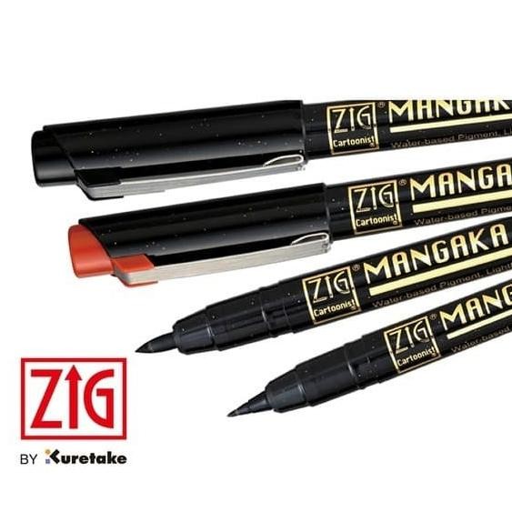 

MURAH ZIG Kuretake Mangaka Flexible Fine / Medium (CNMF / CNMM)