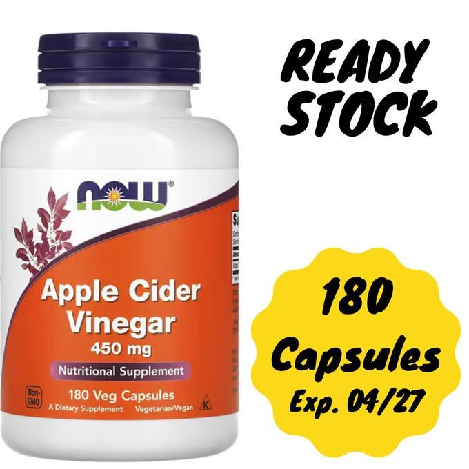 

ORI USA Now Apple Cider Vinegar 450 mg Extra Strength 750 mg