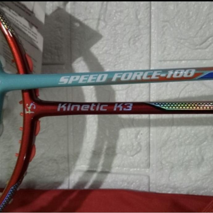 Miliki Raket Badminton New Fiesta Fs Kinetic K3/Speed Force 100 Taiwan 35Lbs