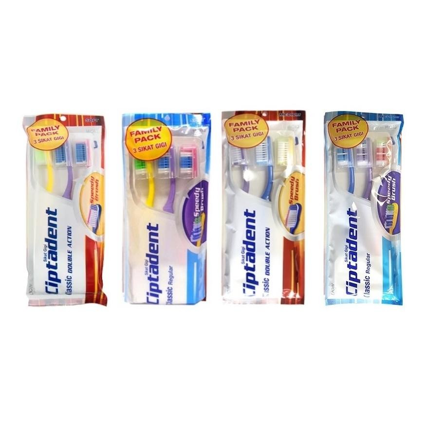 Rwet-23 Ciptadent Soft / Medium Sikat Gigi Isi 3 | Ciptadent Sikat Gigi