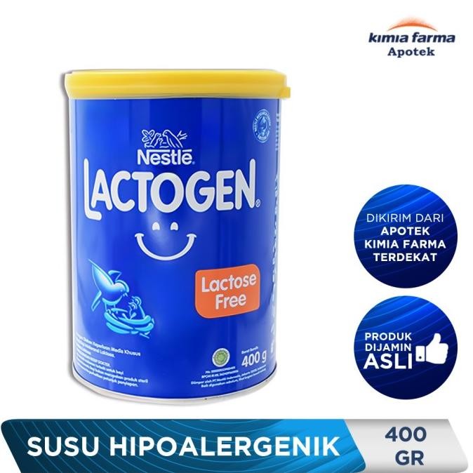 

Lactogen Lactose Free 400 Gr / Susu Hipoalergenik / Kia Farma Termurah