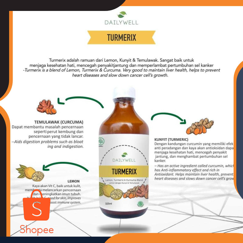 

Promo Dailywell Turmerix Minuman Kesehatan - Daily well Turmeric - Kunyit Elegan