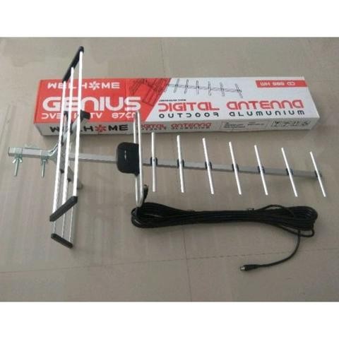 WELHOME WH-889AD ANTENA TV DIGITAL OUTDOOR + KABEL TERBARU