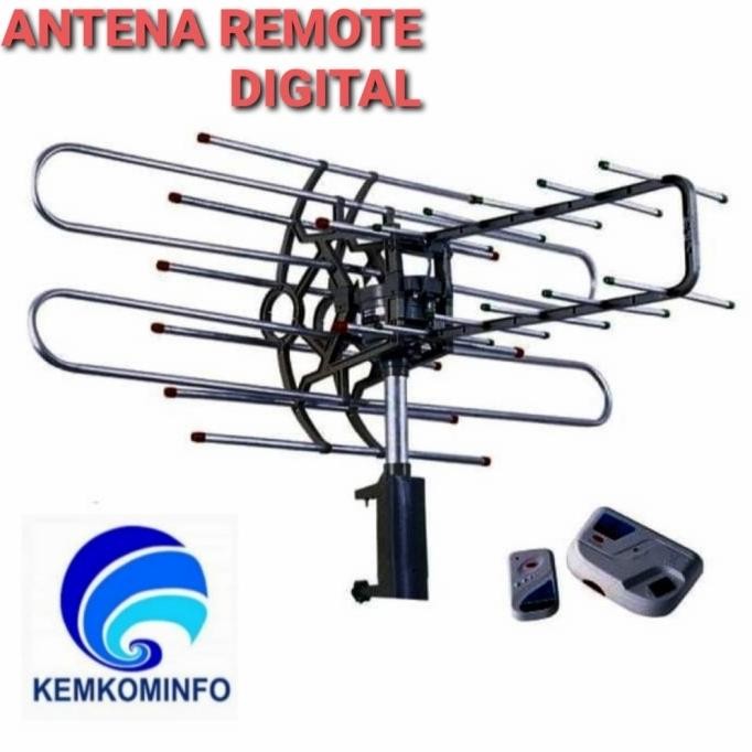 ANTENA REMOTE DIGITAL TV LCD LED OUTDOOR INDOOR VOTRE REMOT ROTASI TERBAIK