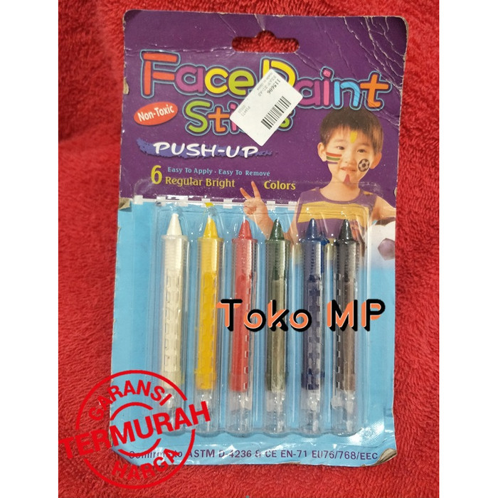 

Face Body Painting Crayon 6 Colours Kit Set Sticks Party Wedding Kids
