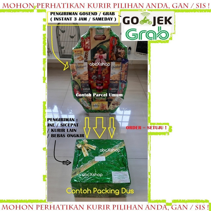 

[ PO - LUAR KOTA ] PARCEL SNACK PARSEL LEBARAN HAMPERS, NATAL, & IMLEK