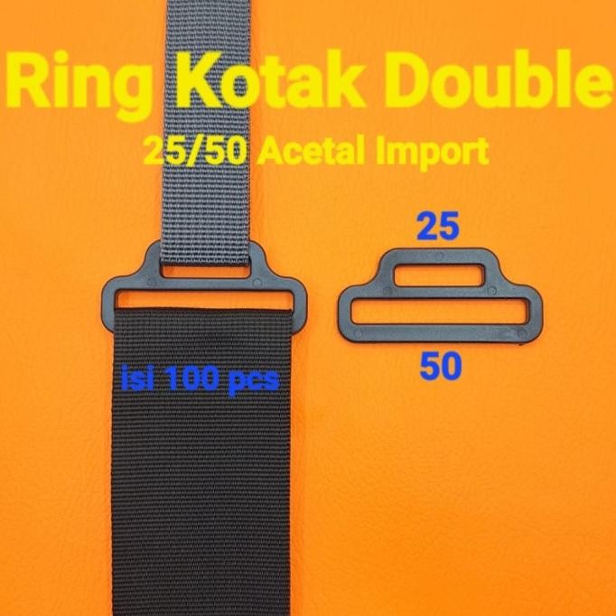 

Buckle Acetal Import - Ring Kotak double - SK1