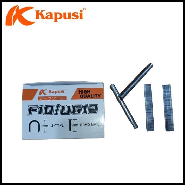 

Kapusi K-6894 Isi Staples 12mm Brad Nail 10mm F10 U612 isi 2000 Pcs