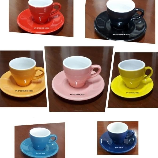 Cangkir Espresso Mini 6 Pcs/Cangkir Keramik/Cangkir Mini