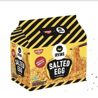 

TERLARIS! Mi Instant Nissin Irvins Salted Egg Instant Noodles 5 x 113 Gram