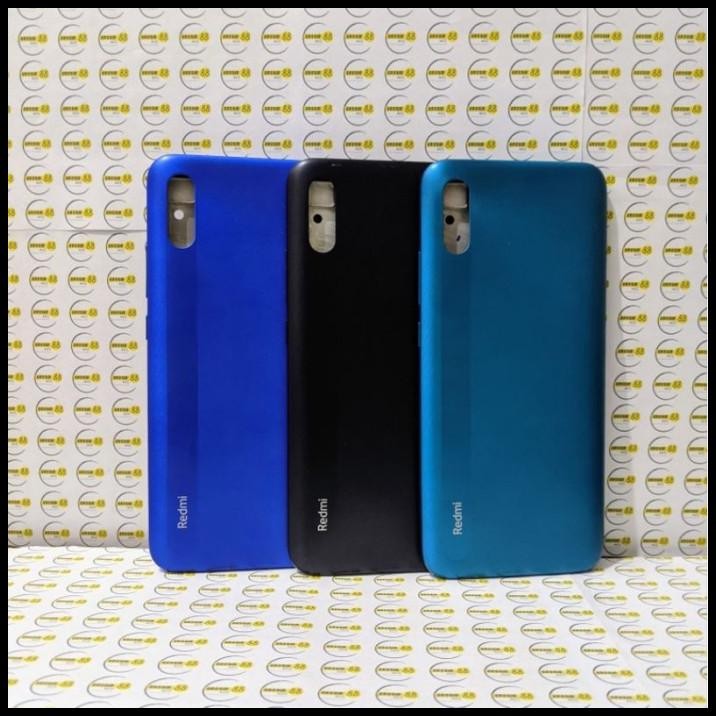 BACK CASING HOUSING FULLSET BACKDOOR + FRAME LCD XIAOMI REDMI 9A ORI