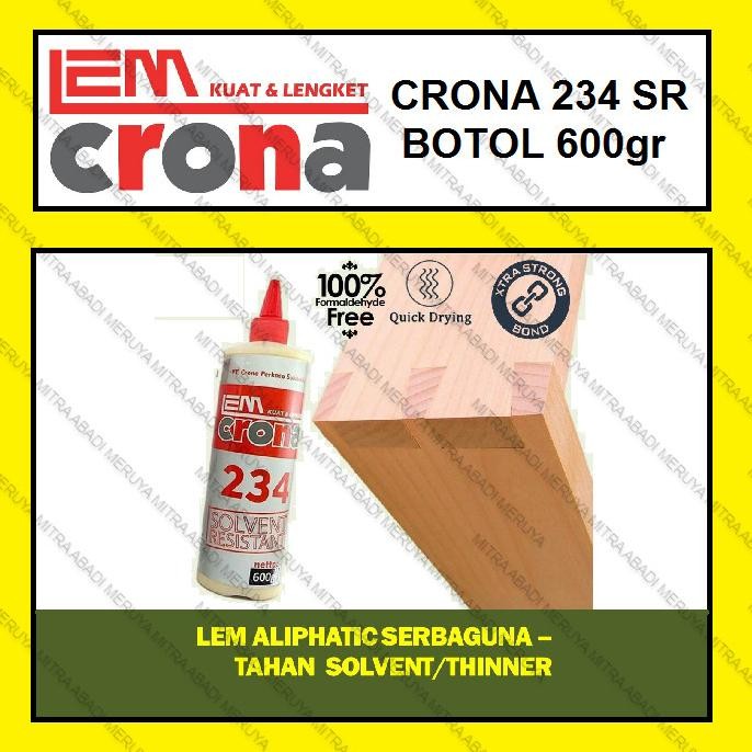 

Promo Lem Crona 234 SR 600 gr Lem Kayu BEST SELLER ALIPHATIC WOOD GLUE COD