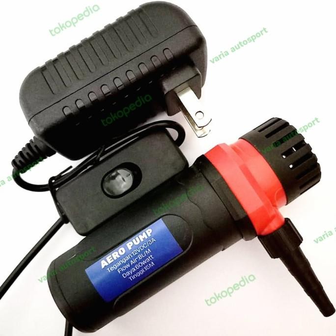 POMPA AIR CELUP AERO PUMP MINI 12VOLT DC 8L/MIN 15METER SUMERSIBLE DISKON
