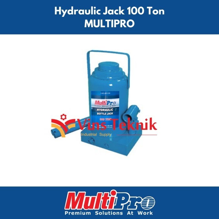 Jual Dongkrak Botol 100Ton Multipro Hydraulic Jack 100 Ton