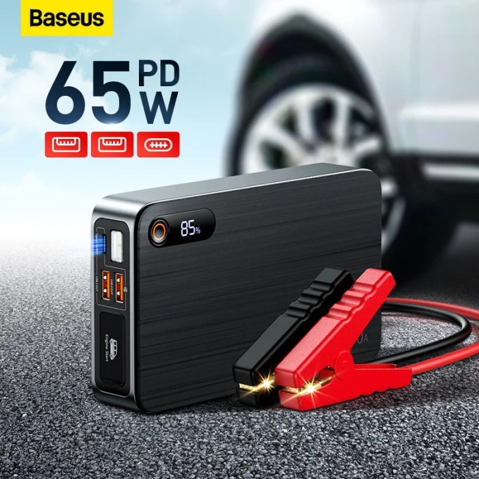 Jual Baseus 1600A Jump Starter Power Bank 16000Mah Portable Power Station Starting Device With Pd
