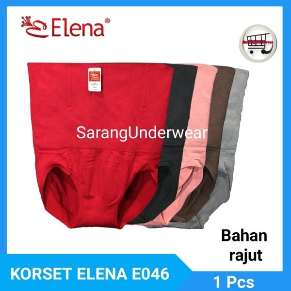celana dalam korset bertulang wanita ELENA E 046 1 pcs
