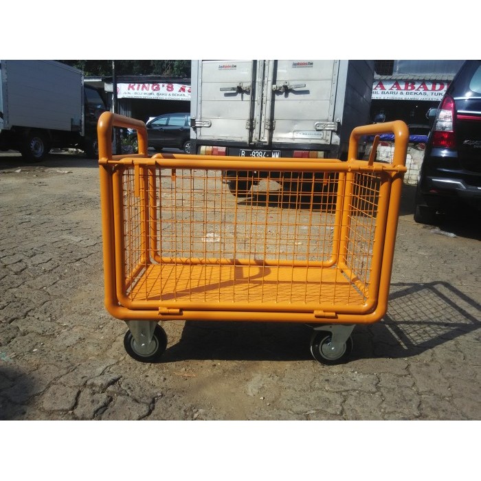 Trolley Barang Pagar Jaring-Besi