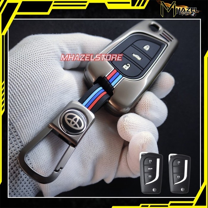 Cover Kunci Gantungan Kunci Casing Case Remote Mobil Toyota Innova Reborn Hilux