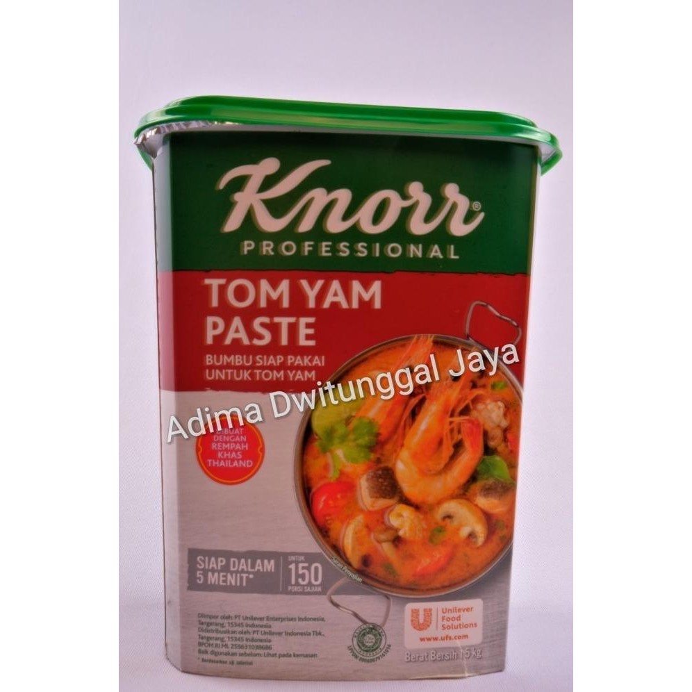 

Tom Yam Paste Knorr 1,5 kg / Tom Yum Paste / Bumbu Siap Pakai / Saus