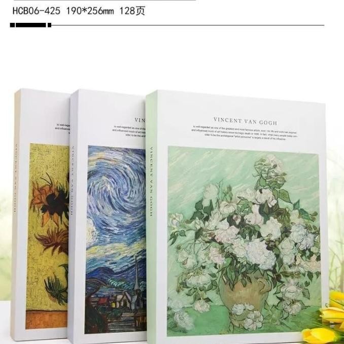 

520 soft cover sketch book B5 (van gogh cover)