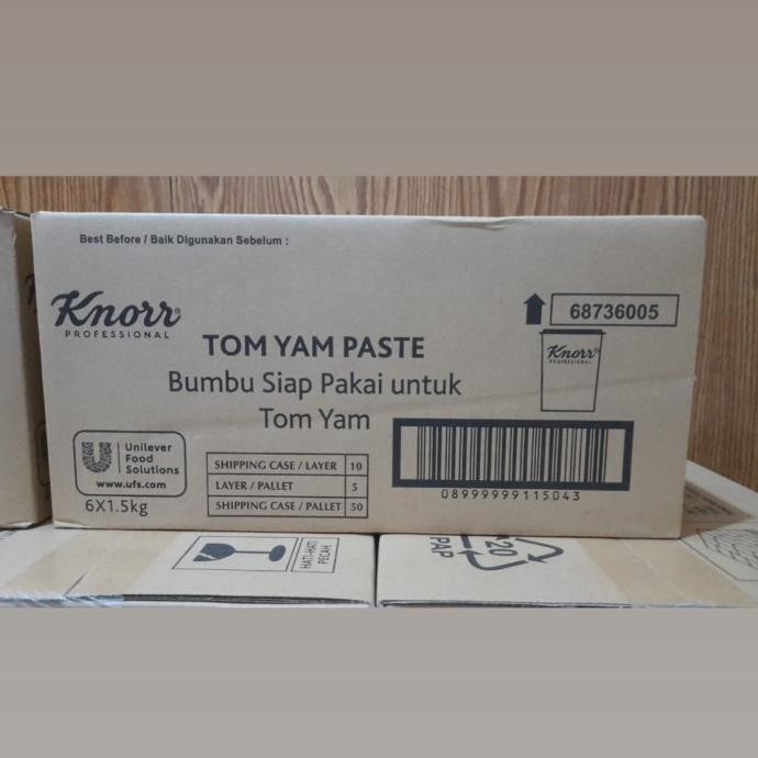 

Knorr Tom Yum Paste 6x1,5kg / Bumbu tom yum soup