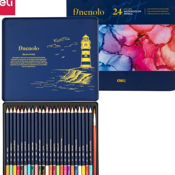 

Deli Finenolo Watercolor Cil Il Warna Hh Grade Ec129
