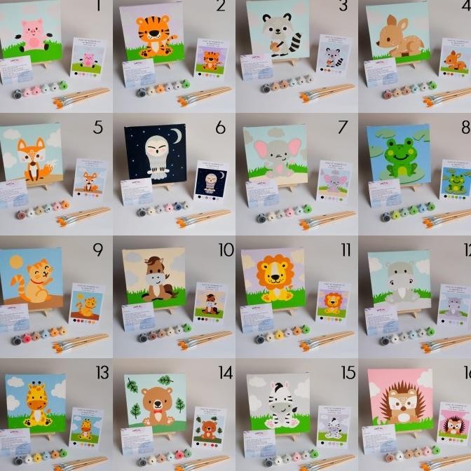 

Paint by Numbers Kit: Animal Series 9-16 | Paint Inc. ID| Painting Kit