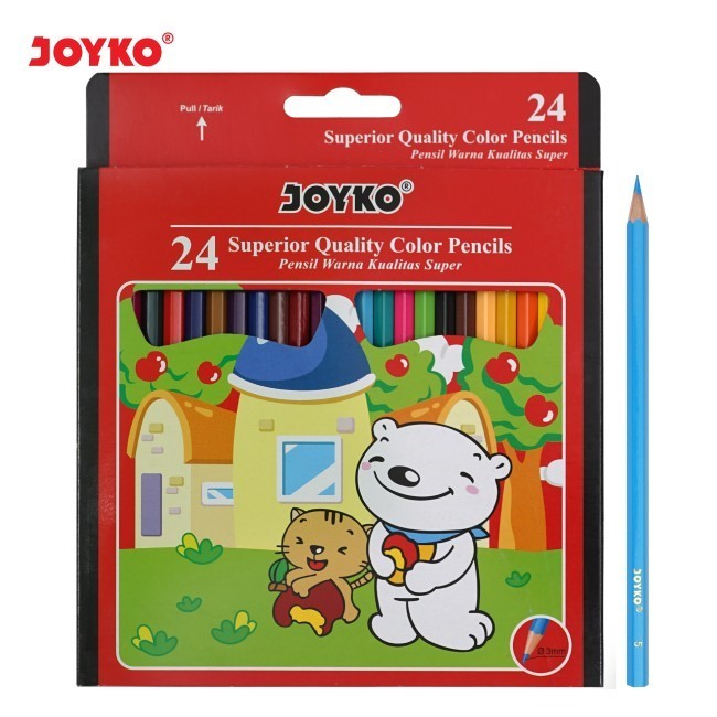 

SALE TERLARIS (6 SET) PENSIL WARNA JOYKO CP-24 PB 24 W READYY