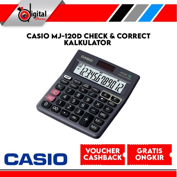 

Casio MJ-120D CHECK & CORRECT Kalkulator / Calculator MJ 120D