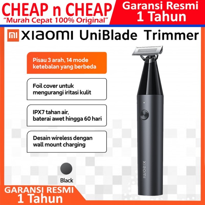 Xiaomi UniBlade Trimmer Mi Pencukur Jenggot & Kumis Cukur Elektrik Waterproof