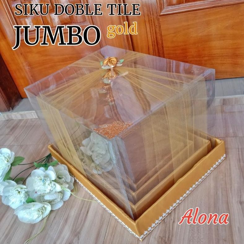 

PROMO BOX KOTAK SESERAHAN HANTARAN PERNIKAHAN MIKA TILE 1 SET ISI 4 PCS eH-23