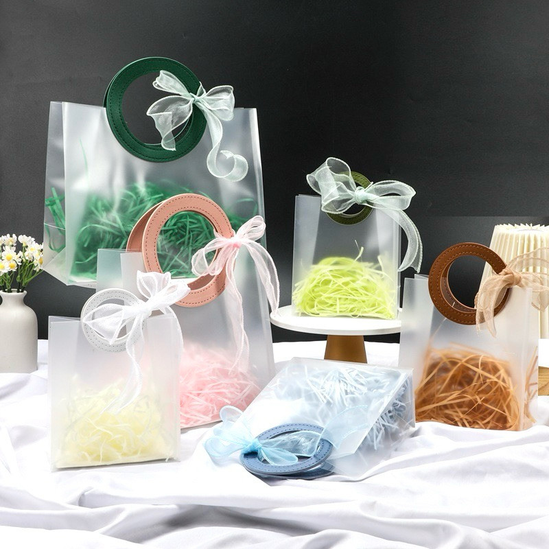 

Goodie Bag Premium Doff Handle Leather Round Super Mewah