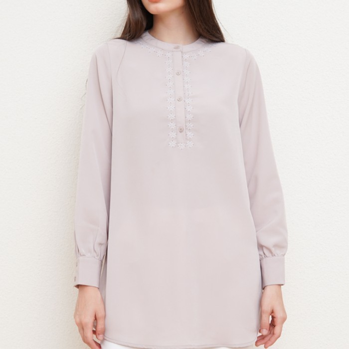 Murah VALINO LADIES TUNIK LENGAN PANJANG PINK WANITA - D-CDFG14-V5 Non COD