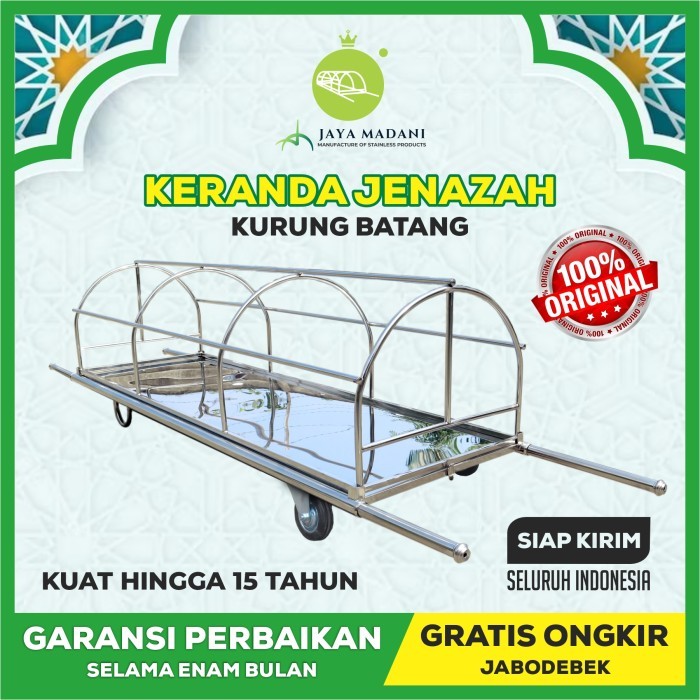 SNI - Keranda Mayat Ambulance Stainless READY STOCK