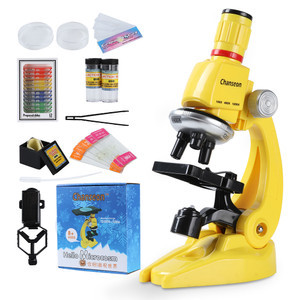 

LabTestKit 100x-400x-1200x Children Biological Microscope Kit Lab with Slides LED Refined Scientific Instruments Toy Set Birthday Gift Brand New