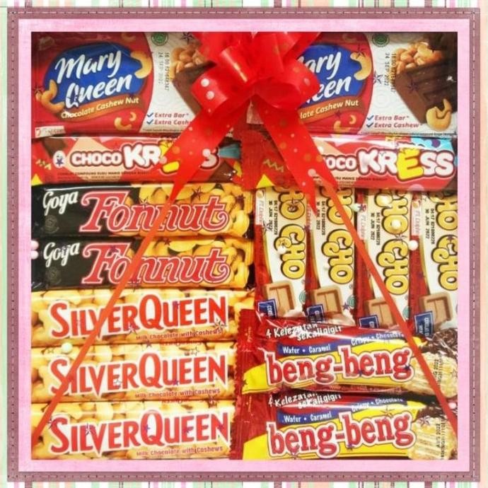 

Hampers Coklat Giftbox Set Paket Special/Kado Ultah/Valentine/Wisuda
