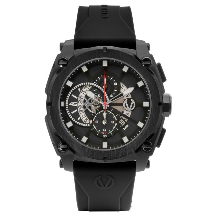 Jam Tangan CHRIST VERRA Pria Original CV 12201G-36 BLK