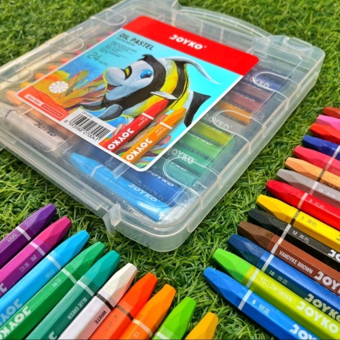 

Crayon Joyko 24 Warna / Oil pastel krayon Minyak Joyko