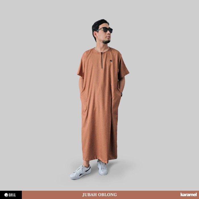 Murah ROSAL JUBAH GAMIS - JUBAH KAOS OBLONG PRIA by KARAMEL (M - XXXL) Non COD