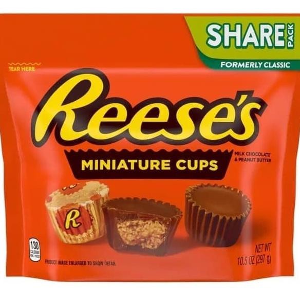 

Reee Niature Cup L Chocolate And Peanut Butter 297 Gram Ua
