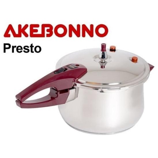 Panci Presto Premium 24Cm Stainless Steel 7 Liter Akebonno Parastikan