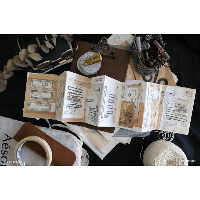 

Kurukynki Paperwork (No.4 - 7) Rubber Stamps