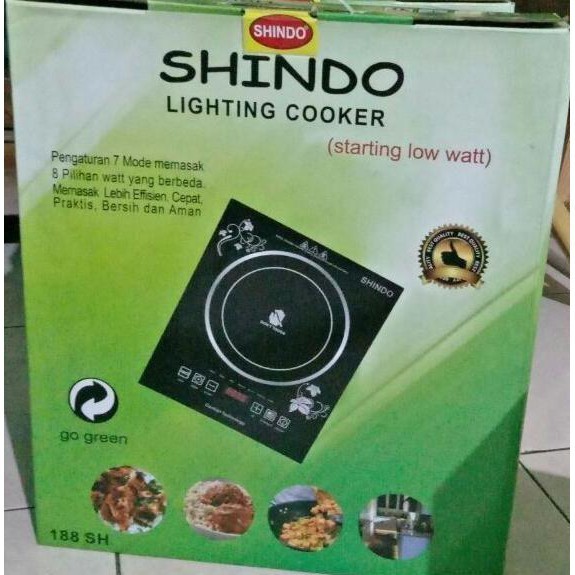 KOMPOR LISTRIK LOW WATT/ KOMPOR HALOGEN LIGHTING COOKER SHINDO