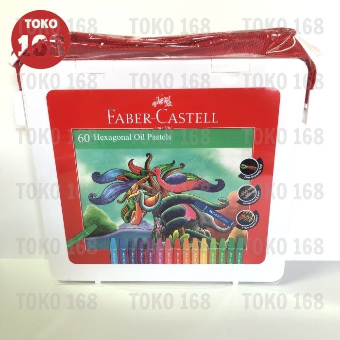 

FABER CASTELL Hexagonal Crayon/ Oil Pastel 60 Warna (SET)